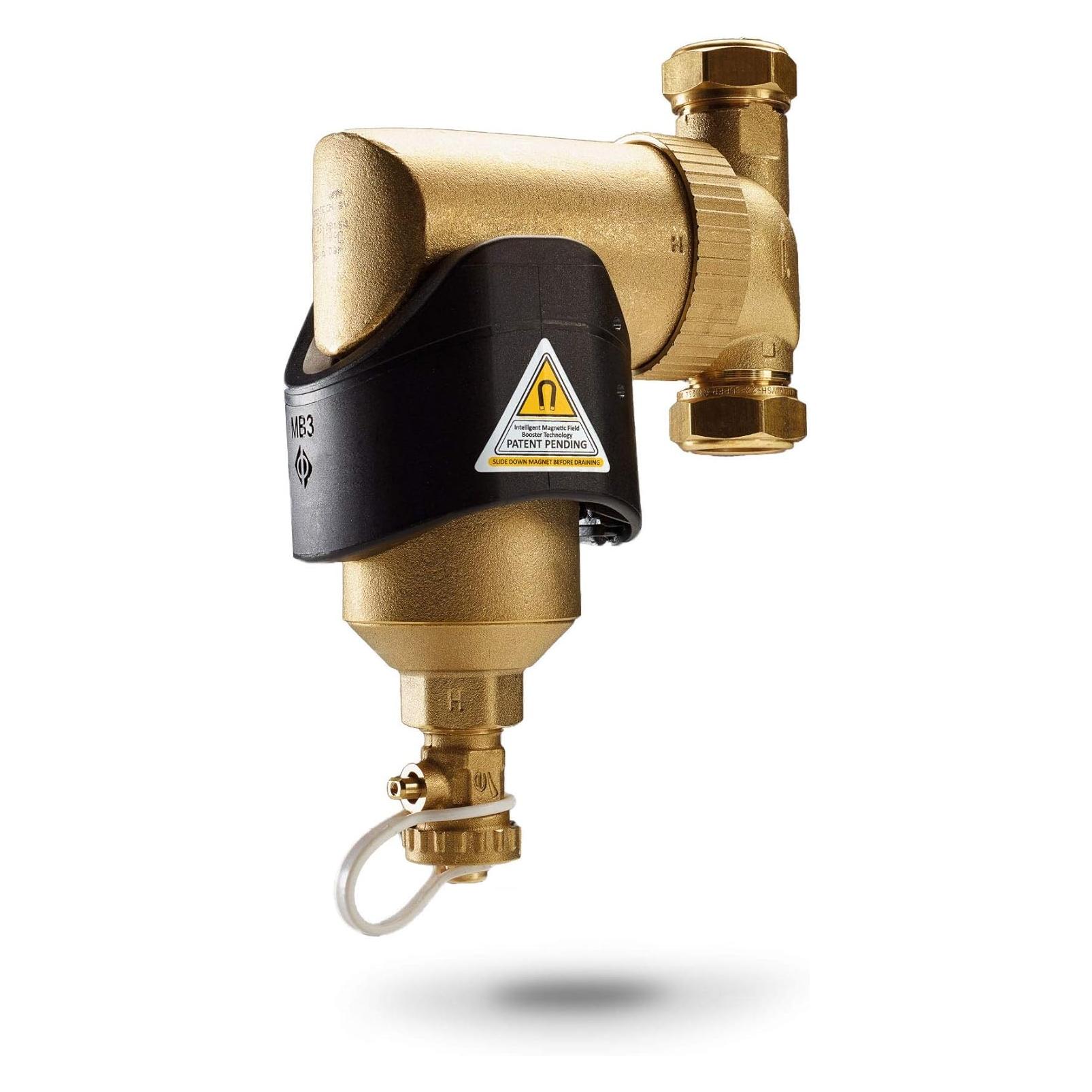 SpiroTech SPIROTRAP MB3 Schlammabscheider S-28-WJ Anschl. Klemmr. 28 mm, 2,0 m3/h, 0,39 l (UE028WJ)