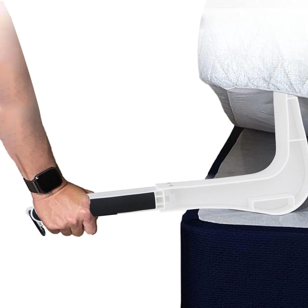 Matraslifter Wit - Ergonomisch Gereedschap voor het Opmaken van het Bed - 44 x 25 cm