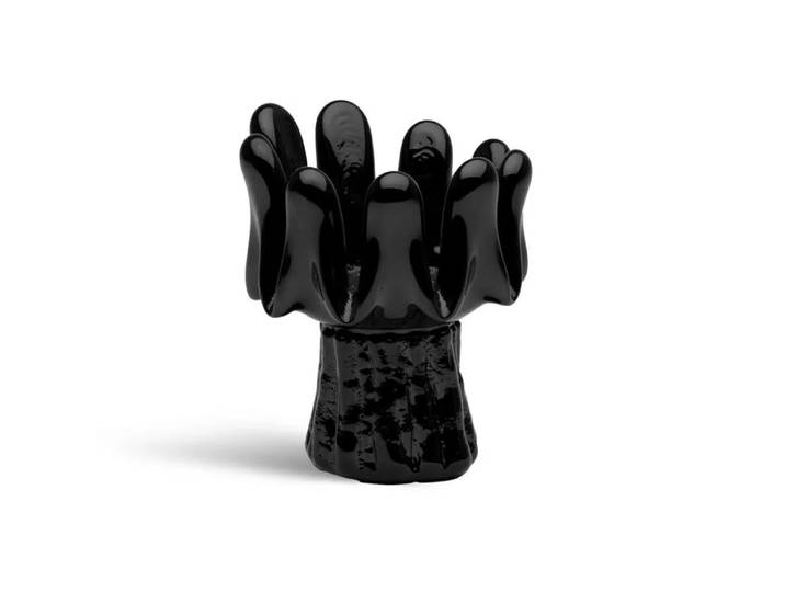 Kosta Boda Photophore Solros 11,5 cm Noir