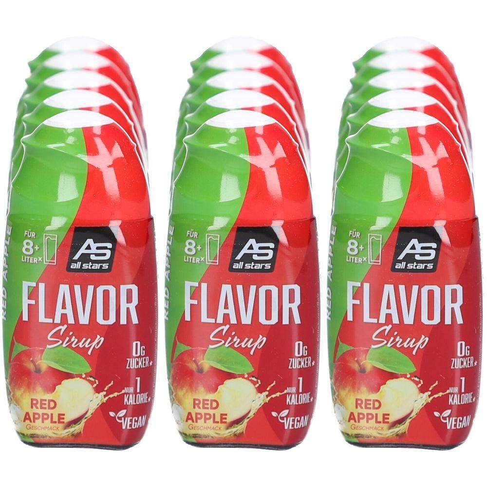 Flavor Sirup Red Apple 5x65ml Fläschchen x3 3x5x65 ml
