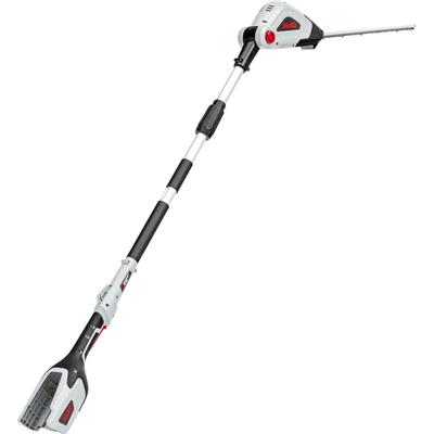 Teleskop-Heckenschere AL-KO "HTA 4045", silber (silberfarben), Gartenscheren-Maschinen, Heckenscheren-Aufsatz für MT 40, ohne Akku und Ladegerät