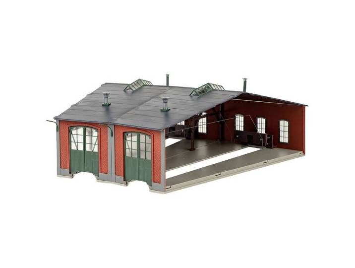 Märklin Modelleisenbahn-Set H0 Erweiterung Bausatz Lokschuppen 12° 72889