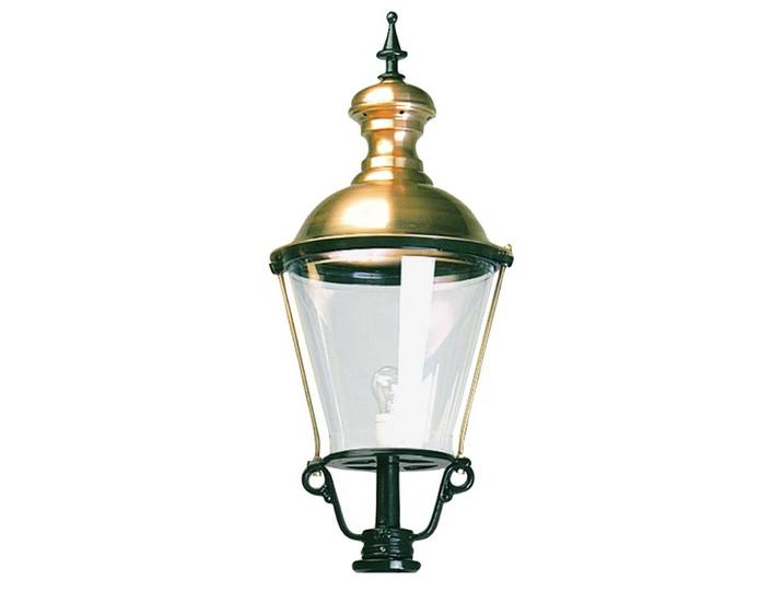 Ronde, nostalgische lantaarn lamp Berghuizen K1 zwart KS Verlichting - 1404