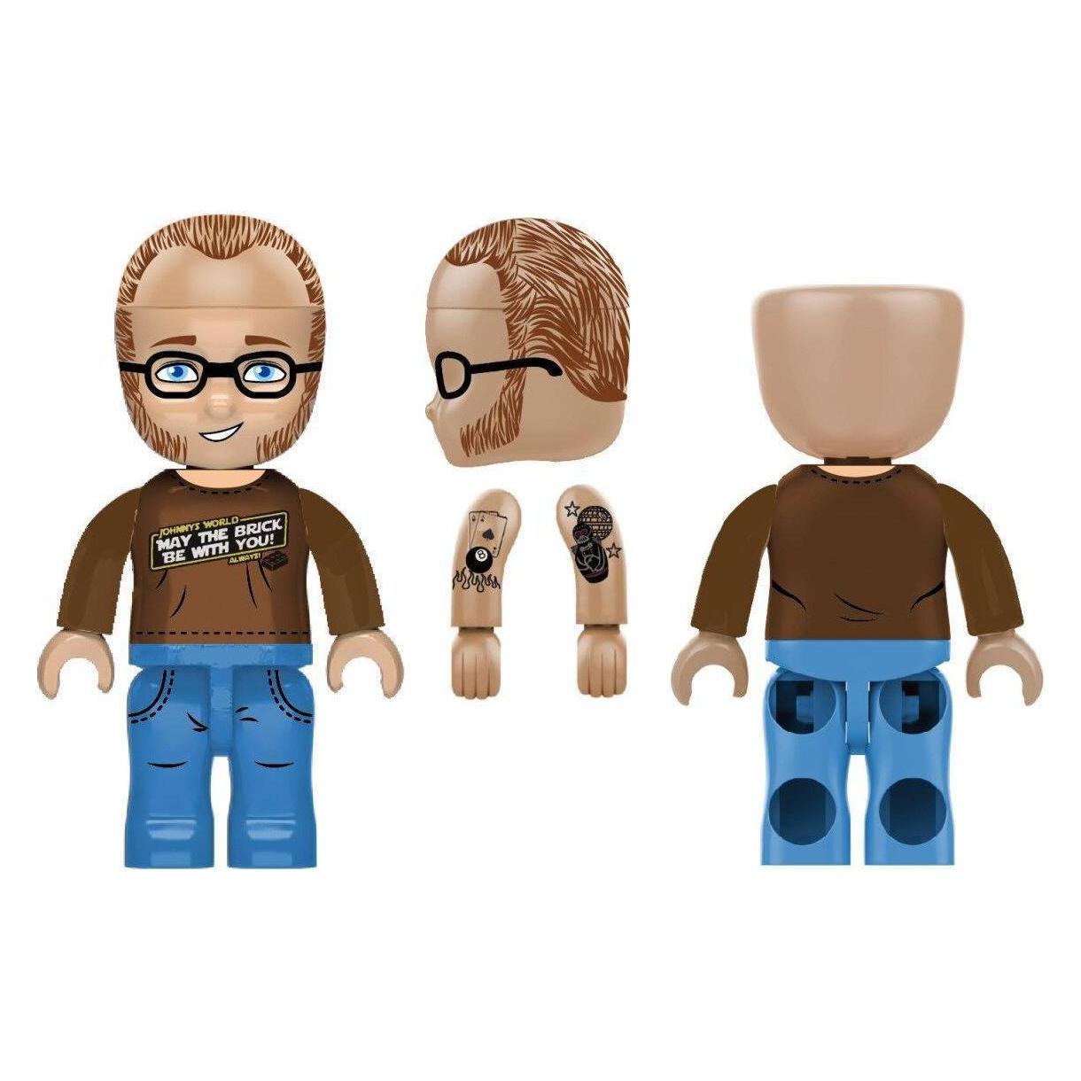 Kiddicraft Held der Steine & Johnny's World (KC1406)