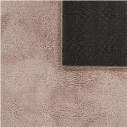 TT Home, Teppich, Wohnzimmer Kurzflor Einfarbig Modernes Design Waschbar (200 x 200 cm)