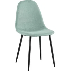 CLP Esszimmerstuhl Napier Stoff   Farbe: hellgrün, Material: Stoff
