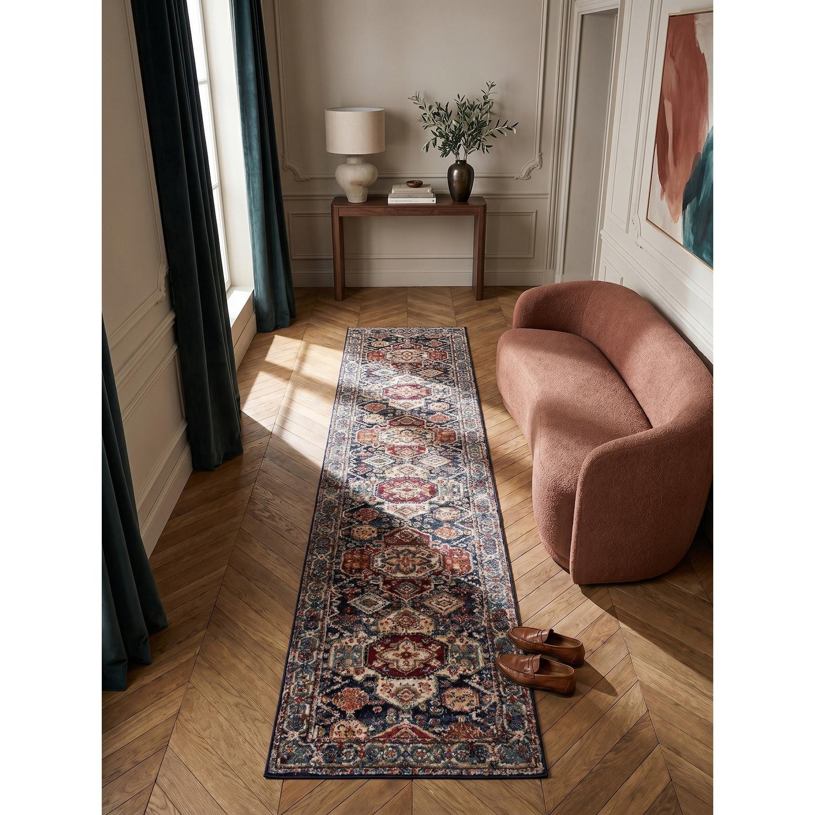 Läufer Berber Blau 66 x 300 cm - GLAZERT Kadima Design