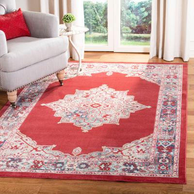 SAFAVIEH Merlot Shinar Boho Oriental Rug