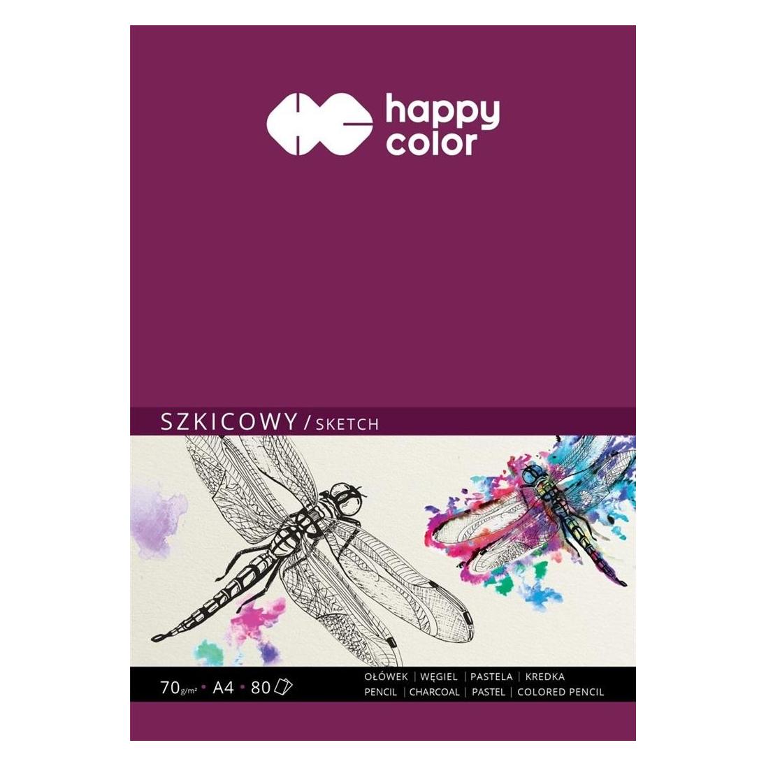Happy Color Libellen-Skizzenbuch A4/80K (A4, Blanko) (48986292)