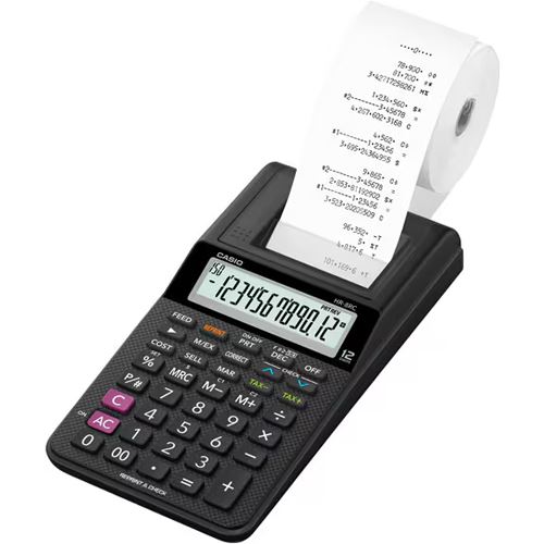 Casio Computer Druckender Tischrechner HR-8RCE-BK