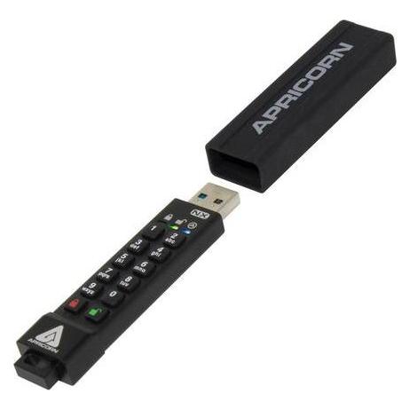Apricorn Stick SecureKey 3NX 256GB USB 3.0 secure (256 GB, USB-A) (ASK3-NX-256GB)