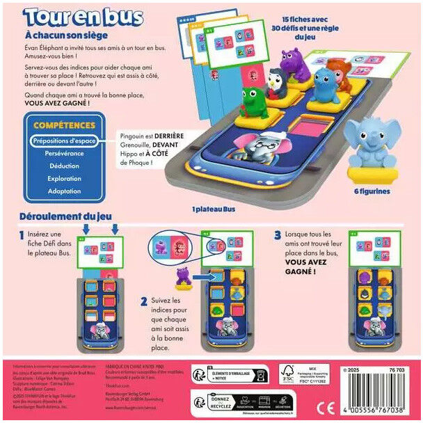 ThinkFun Friends : Tour en Bus