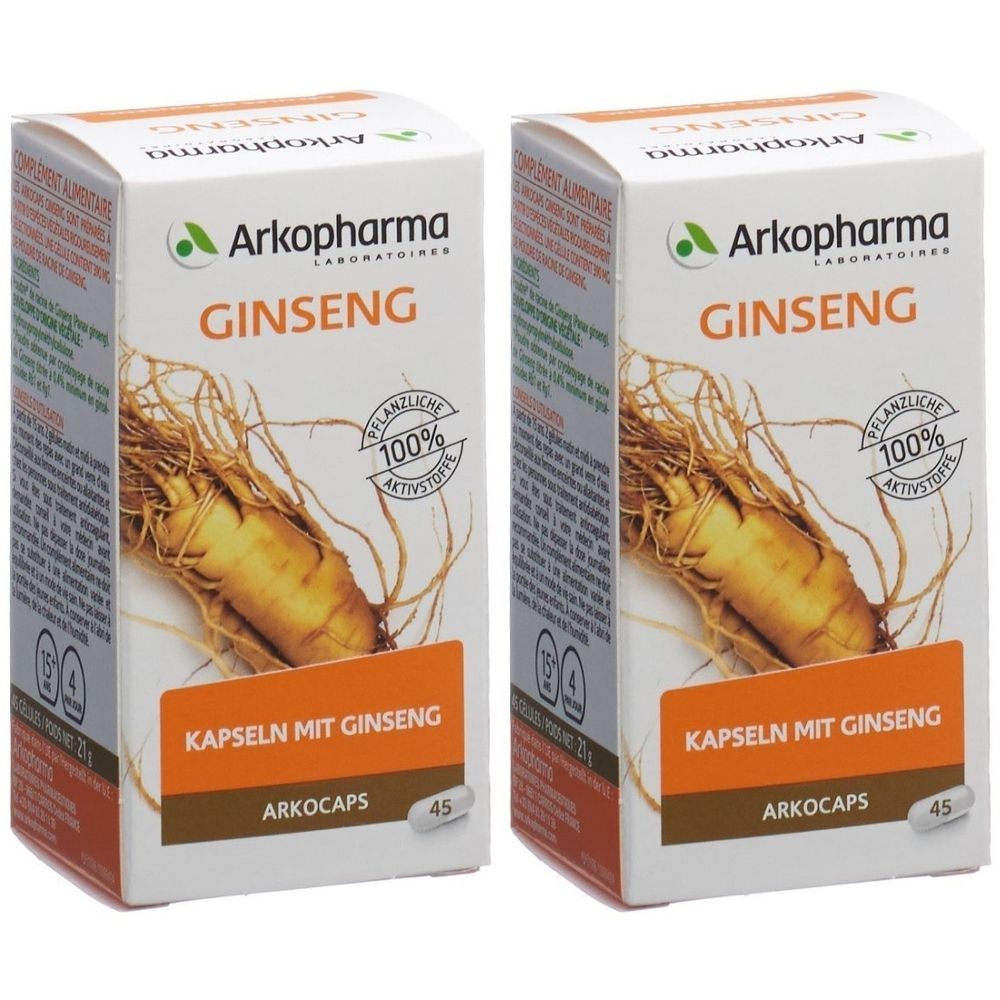 Arkocaps Ginseng Kaps Ds 45 Stkx2 2x45 St Kapseln