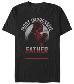 Men's Big & Tall Impressive Father Tops & Tees by Mad Engine in Black (Size 5XL)