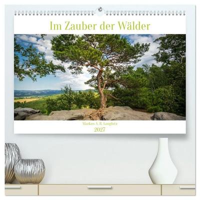 Im Zauber der Wälder (hochwertiger Premium Wandkalender 2027 DIN A2 quer), Kunstdruck in Hochglanz