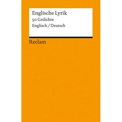 Englische Lyrik, Taschenbuch von , Reclam, Philipp, 978-3-15-018843-9