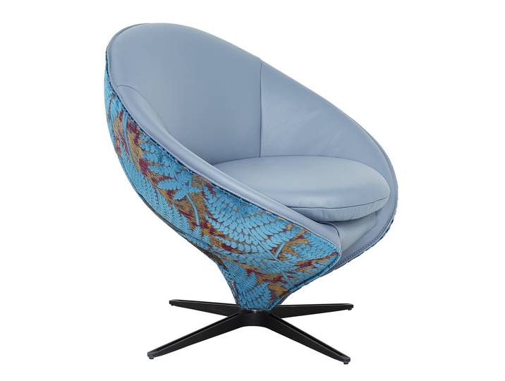 Koinor Sessel IMPULS, ocean, Leder