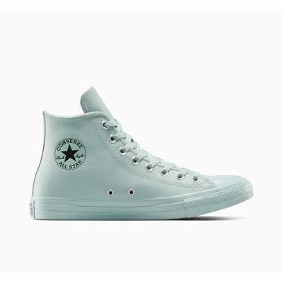 Sneaker CONVERSE "CHUCK TAYLOR ALL STAR", Herren, Gr. 39, mountain teal, schwarz, mountain teal, Leder, Schuhe Sneaker, wasserabweisend
