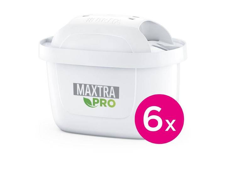 Wasserfilter BRITA Maxtra Pro Extra Kalkschutz, 6er Pack , weiss (weiß), B:5,7cm H:7,6cm T:10cm, Filterkartuschen, Wasserfilter