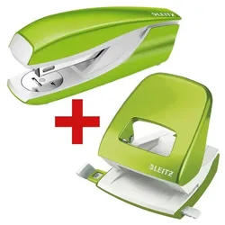 Leitz Tacker-Locher-Büroset »5502 & 5008 NeXXt WOW« grün
