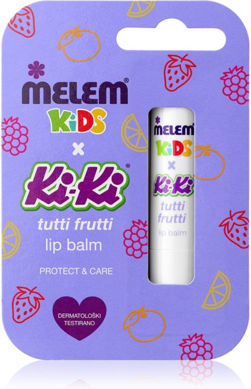 Melem KiKi Tutti Frutti lip balm for children 4.5 g