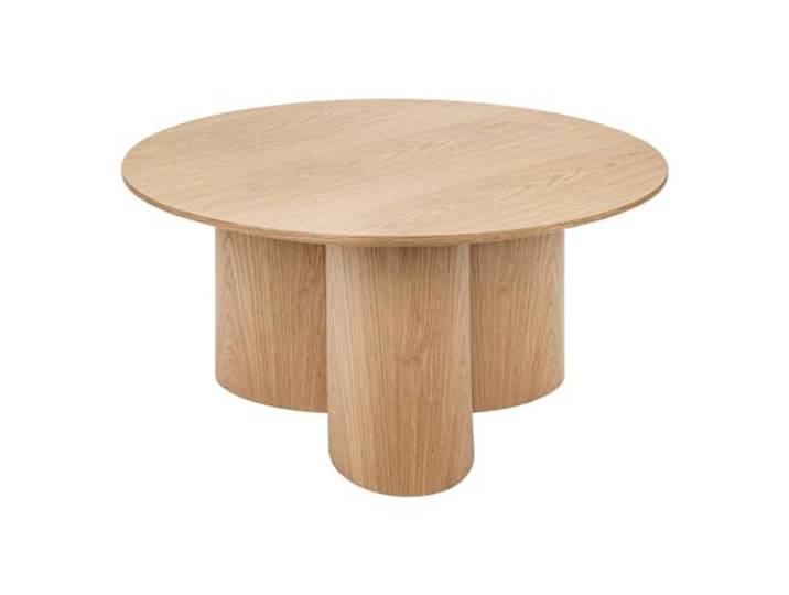 ATMOSPHERA CREATEUR D'INTERIEUR Couchtisch Aliona aus Naturholz, Durchmesser 80 cm