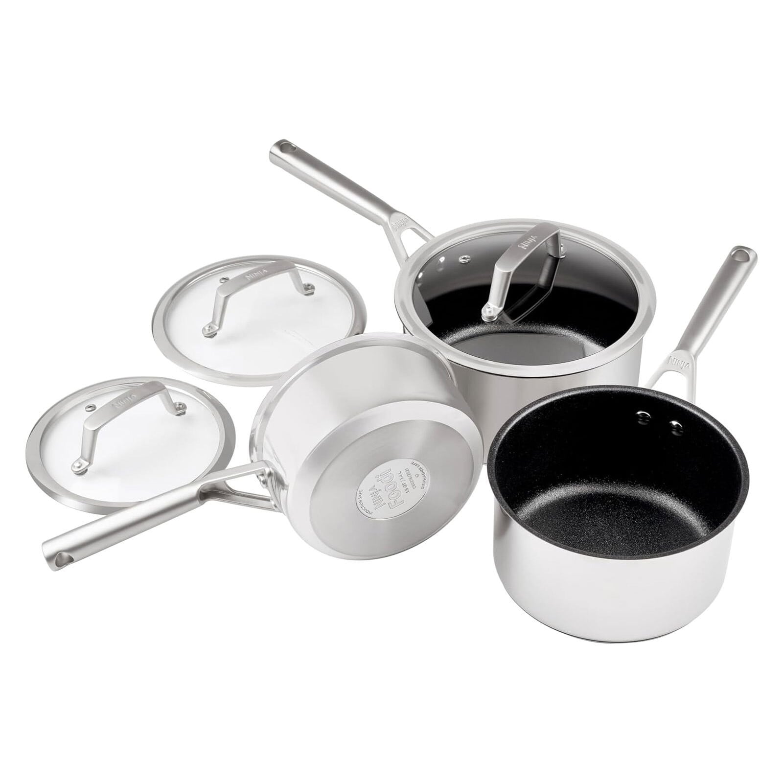 Ninja C63000EU Set voor soep, Zwart en Zilver