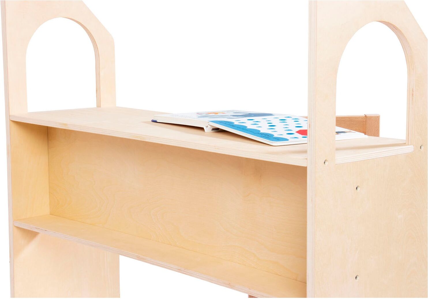 Spielhaus PINOLINO "Thilda", beige (natur), Spielhäuser, KinderB:119cm H:122cm T:9cm, Holz, Spielhaus, B:119cm H:122cm T:9cm