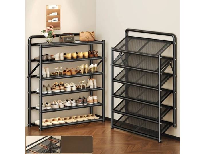 Étagère d'entrée multifonctionnelle pour chaussures, rangement minimaliste moderne pour économiser de l'espace, meuble de rangement pour la maison