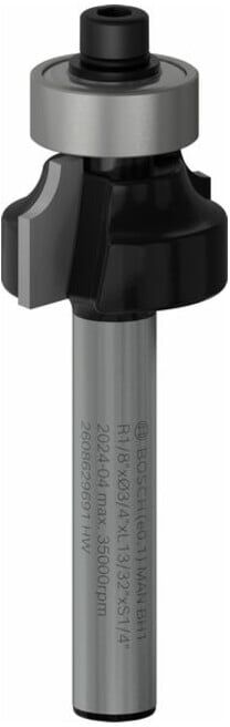 BOSCH PRO Fraise à arrondir, R 1/8