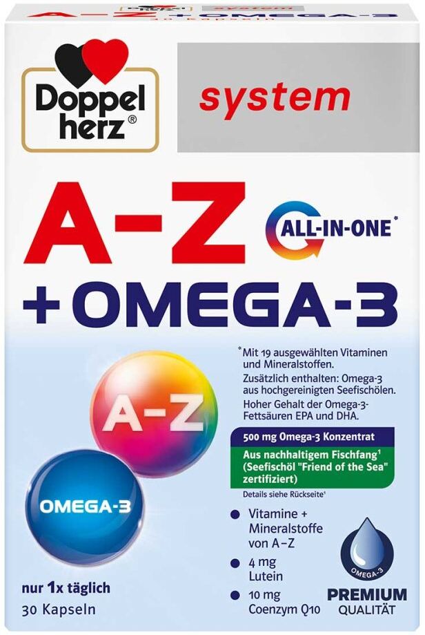 Doppelherz A-Z+Omega-3 All-in-one System Kapseln