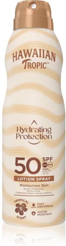 Hawaiian Tropic Hydrating Protection Lotion Spray Bräunungsspray SPF 50 220 ml