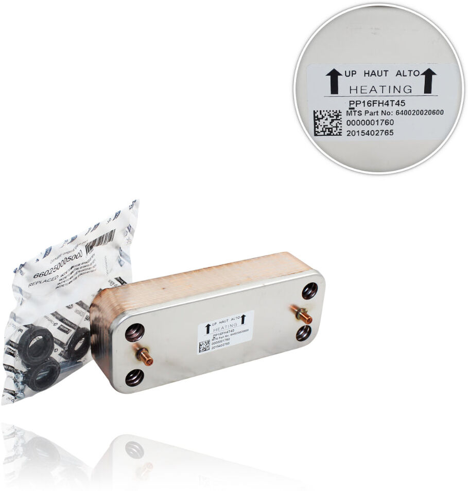 Ariston Scambiatore 12 Piastre Originale Interasse 148 mm 65116314