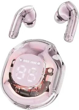 Uplifted Trends TWS Wireless Earbuds With App Support Bluetooth Headphones For Music Calls And Firmware Updates pink