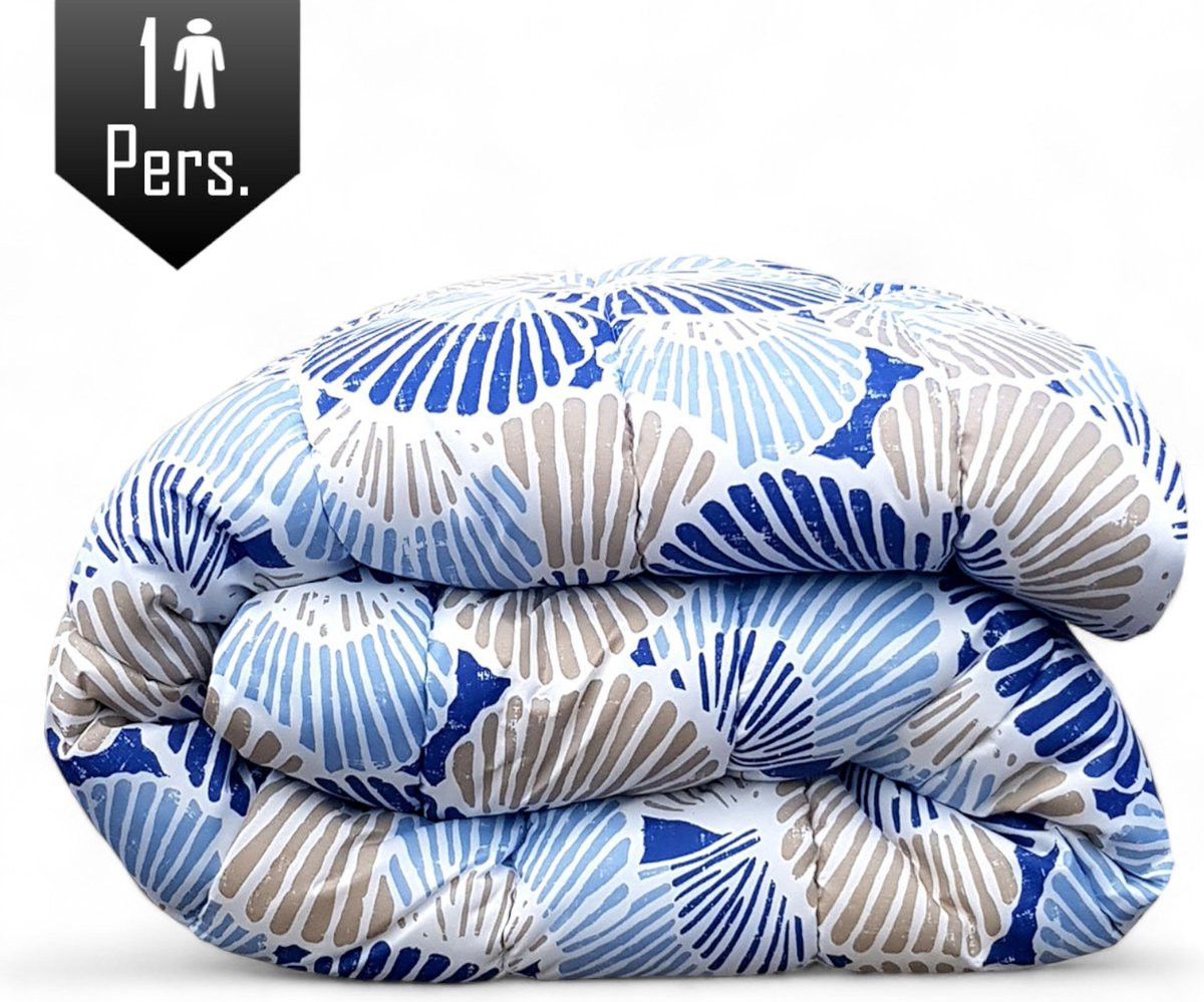 Bedbedrukt dekbed Schelp/African Blue 140 x 200 cm