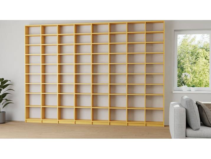 Étagère à livres en bois massif - design Pickawood Aulne Naturel huilé