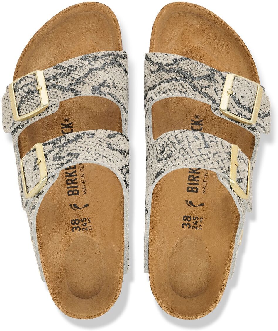 BIRKENSTOCK Mules double bride, en cuir suédé, ARIZONA RIVET