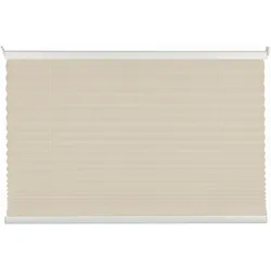 Plissee FREE sand 75x130cm (BH 75x130 cm) - braun - BH 75x130 cm