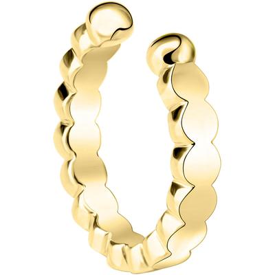 Ohrklemme FIRETTI "Schmuck Geschenk, Ohrring, Silber 925", gold (gelbgoldfarben), Ohrringe, Damen, 12mm, Silber 925 (Sterlingsilber)