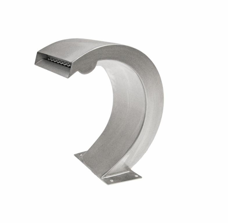 OUTSIDELIVI Wasserfall Mamba S, Inox 316L 6000l/h,9 LEDs,H24x27,5x13,5cm 08432930