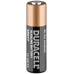 Duracell MN27, LR27 A Alkaline Batterie, 12 Volt, Abmessungen 28,8 x 8 mm