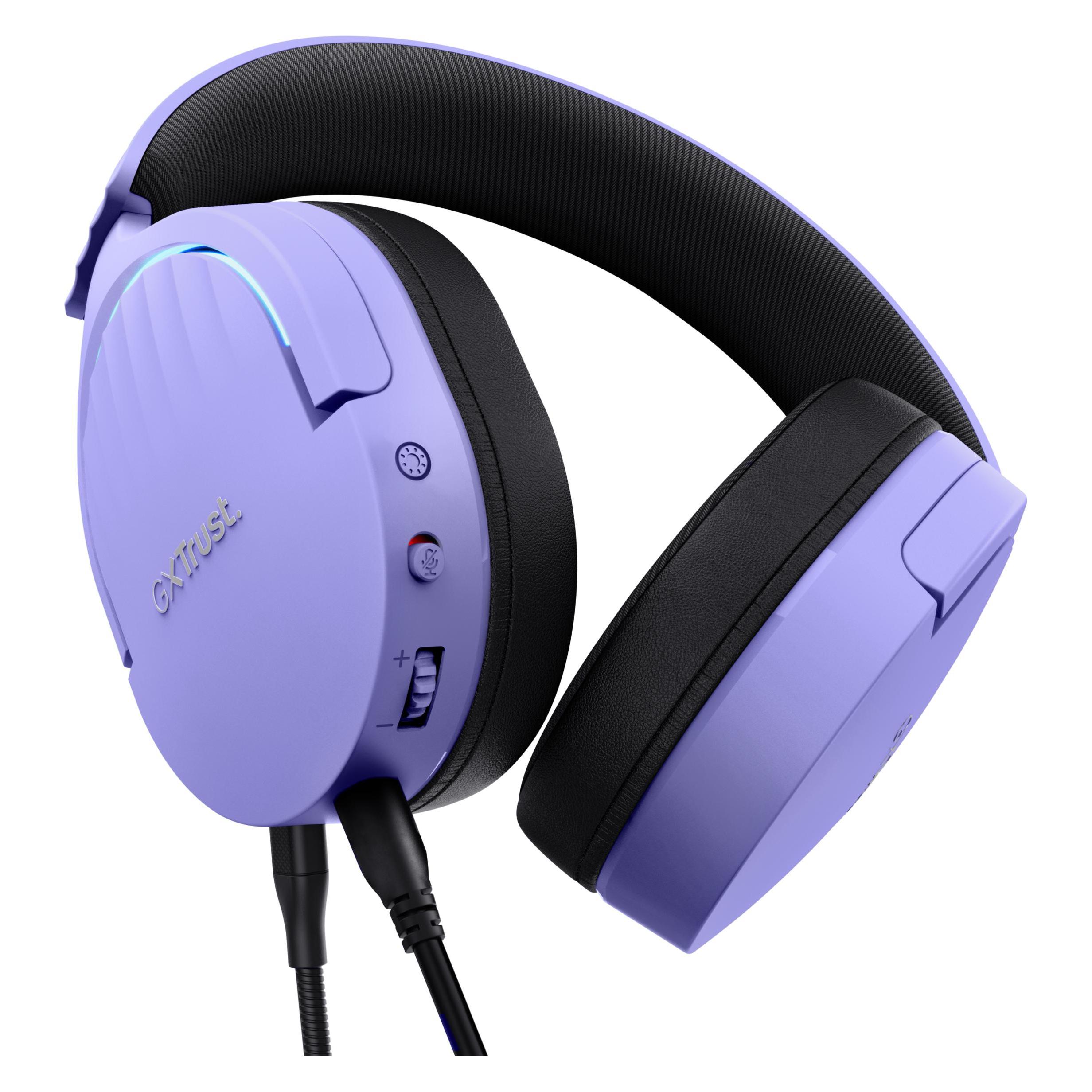 Trust GXT490P FAYZO 7.1 USB HEADSET PURPLE (Kabelgebunden) (25303)