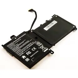 AGI Akku kompatibel mit HP HV02XL (1 Zelle, 4000 mAh), Notebook Akku, Schwarz