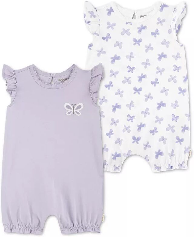 HUGGIES - Pyjama-Set, 2er-Pack, 6 Monate, Flieder