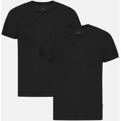 PURE MERINO T-SHIRT - 2-Pack - Schwarz - XL