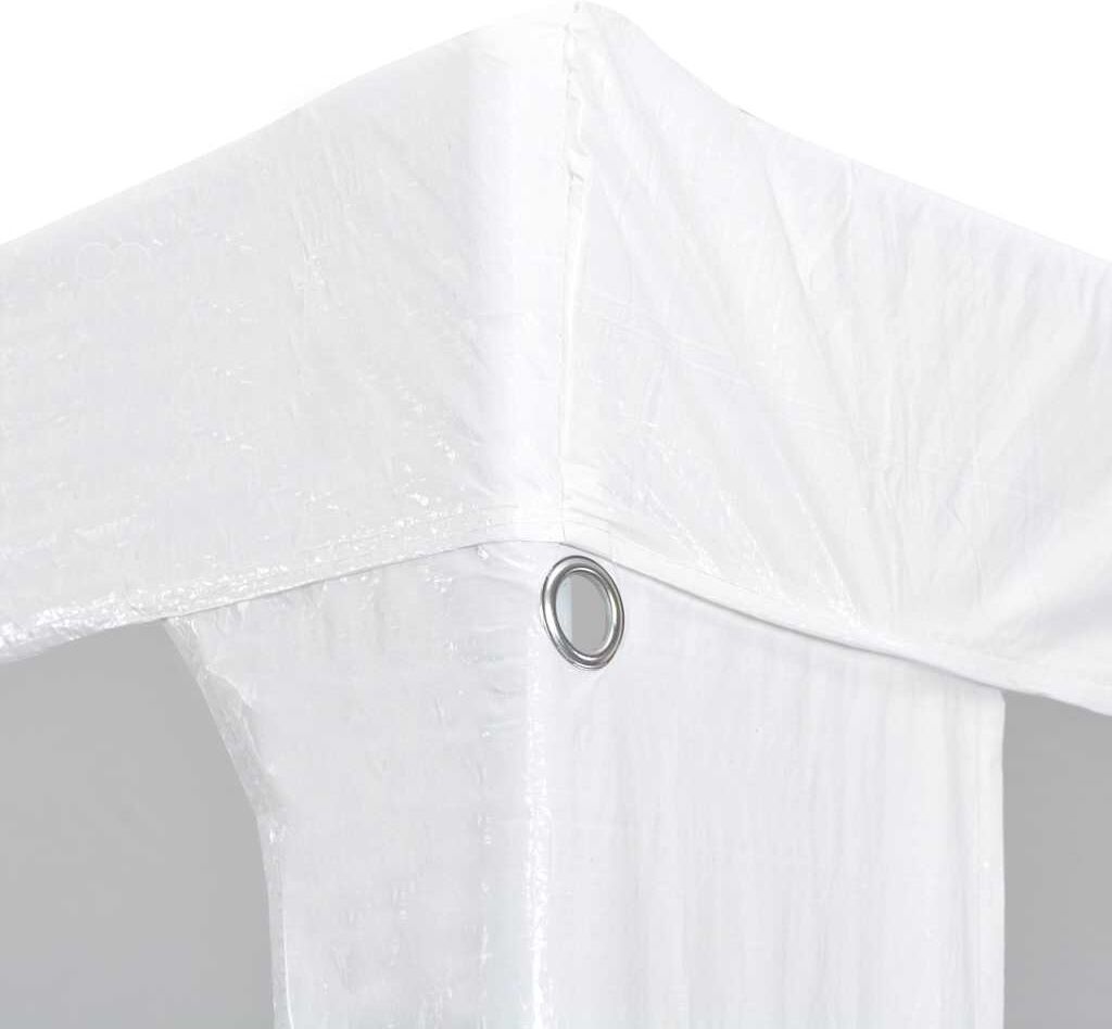 vidaXL Tente de réception 3x6 m PE Blanc