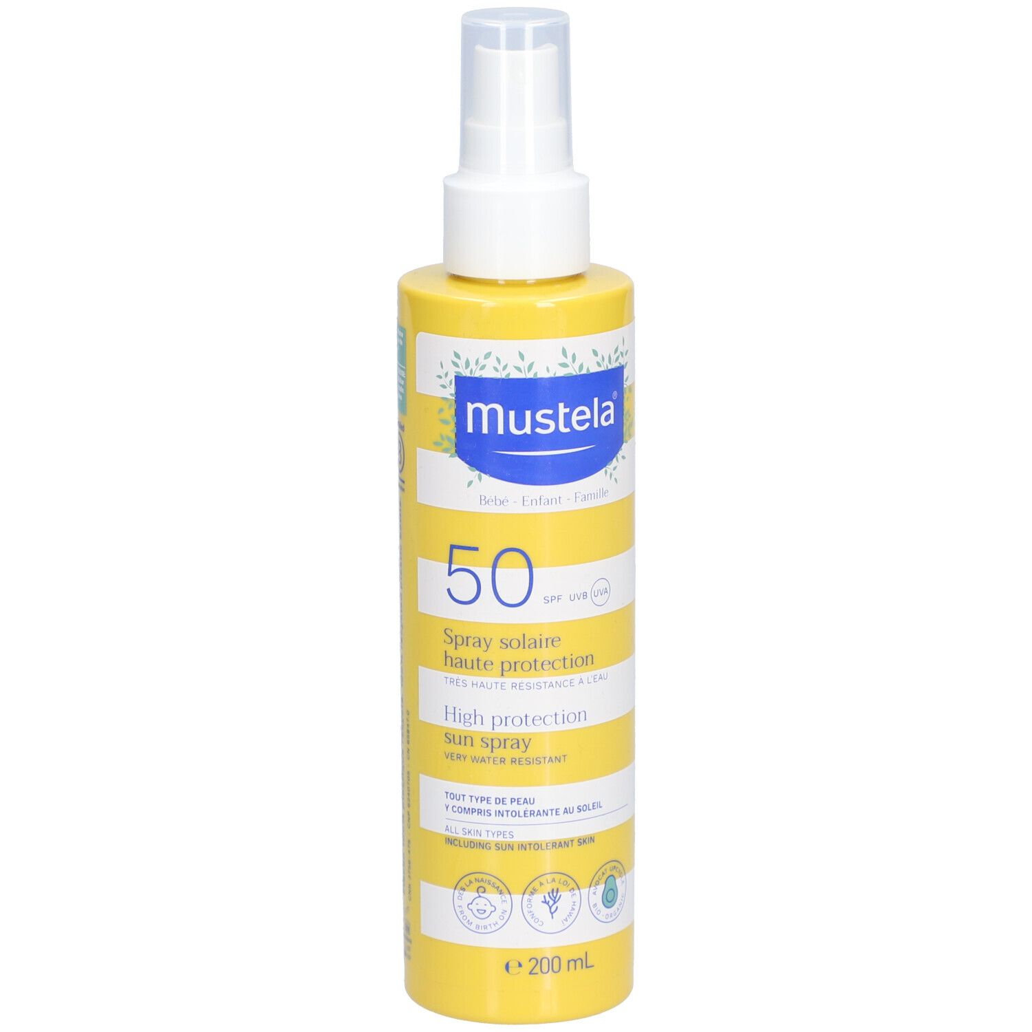 Mustela Baby Zonnespray Spf50 200 ml Spray