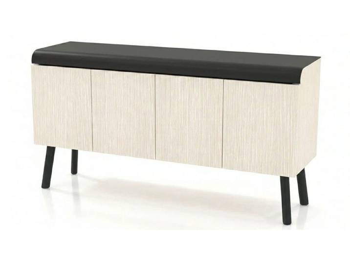 Xlmoebel Sideboard Modernes Sideboard grau stilvoll Kommode hochwertig Wohnzimmer
