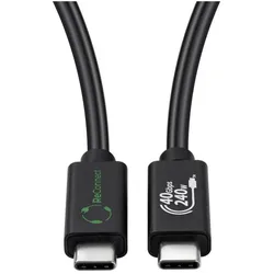 MicroConnect ReConnect USB4 Gen 3x2 cable (0.50 m, USB 4), USB Kabel