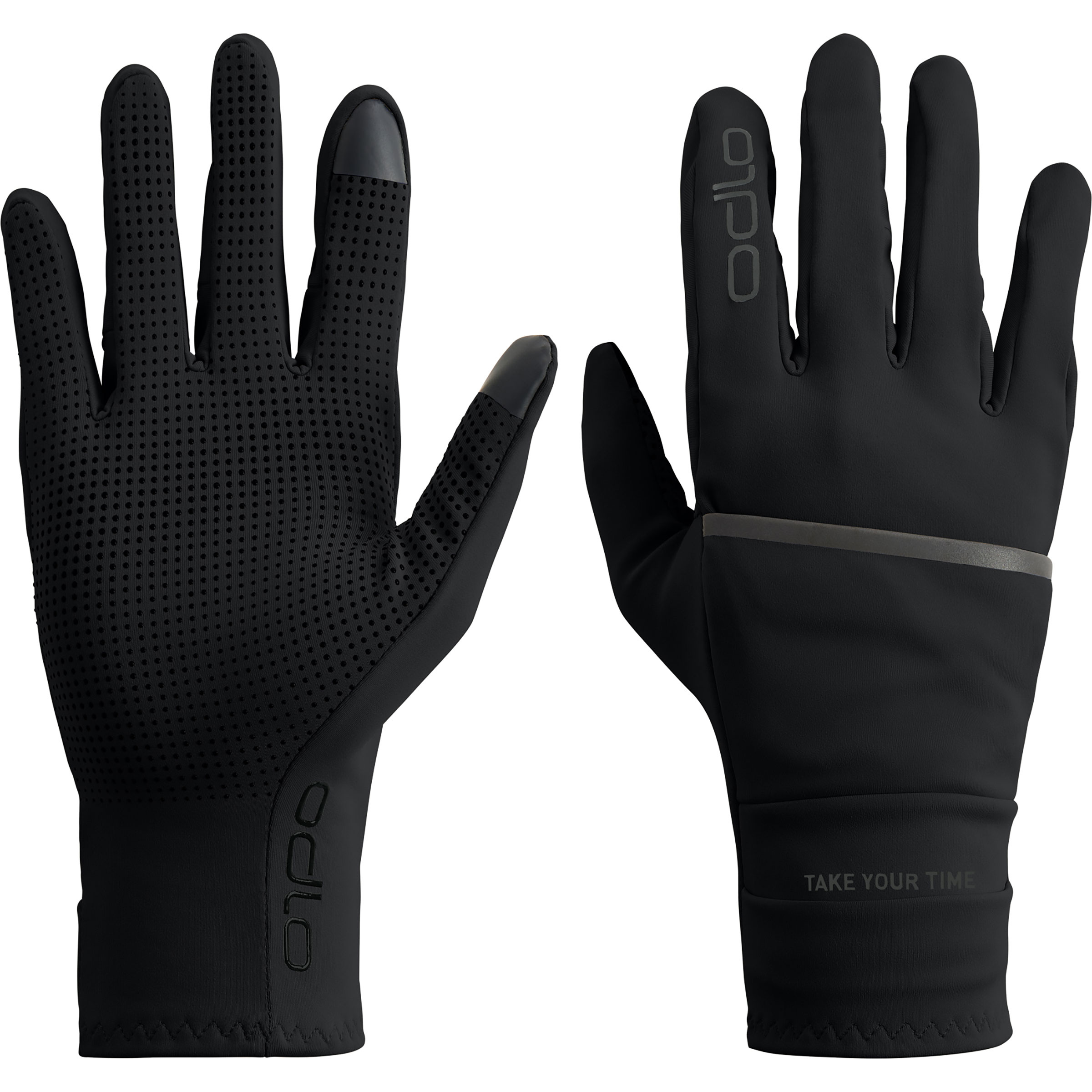 Odlo Multisport Windproof Light Fäustlinge schwarz Größe S Trekking Wasserabweisend Wasserabweisend